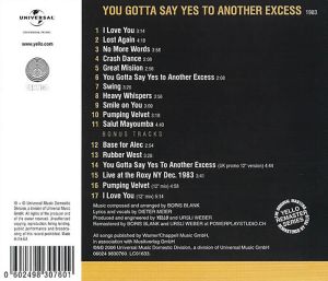 Yello - You Gotta Say Yes To Another Excess (Remastered + 6 bonus tracks) [ CD ]