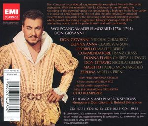 Otto Klemperer - Mozart: Don Giovanni (4CD)