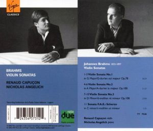 Renaud Capucon - Brahms: Violin Sonatas No.1-3 [ CD ]