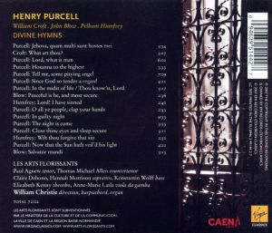 William Christie - Purcell: Divine Hymns (Harmonia Sacra) [ CD ]
