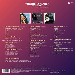 Martha Argerich - Martha Argerich Live From The Concertgebouw (4 x Vinyl)