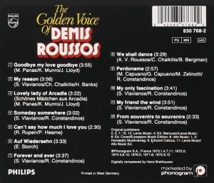 Demis Roussos - Golden Voice Of Demis Roussos [ CD ]