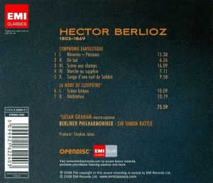 Simon Rattle - Berlioz: Symphonie Fantastique Op 14, La Mort de Cleopatre (Enhanced CD) [ CD ]