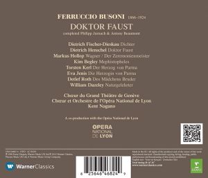 Kent Nagano - Busoni: Doktor Faust (3CD) [ CD ]