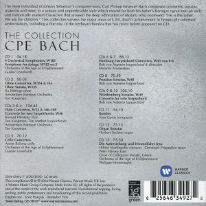 Carl Philipp Emanuel Bach: The Collection (300th anniversary) - Various Artists (13CD box)