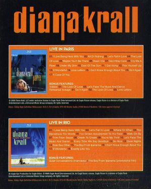 Diana Krall - Live In Paris & Live In Rio (2 x Blu-Ray)