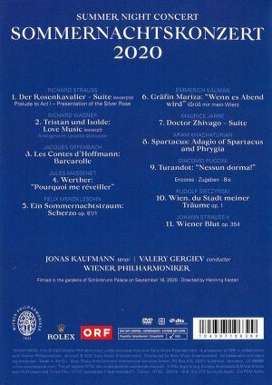 Wiener Philharmoniker & Valery Gergiev - Summer Night Concert 2020 (DVD-Video)