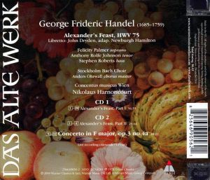 Nikolaus Harnoncourt - Handel: Alexander's Feast (2CD) [ CD ]
