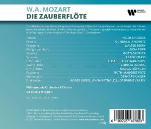 Otto Klemperer - Mozart: Die Zauberflöte (The Magic Flute) (2CD)