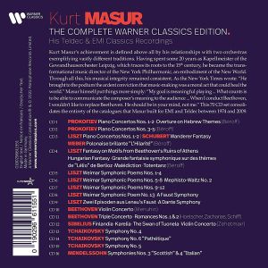 Kurt Masur - The Complete Warner Recordings (70CD box)