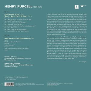 John Eliot Gardiner - Purcell: Music For Queen Mary, Come Ye Sons Of Art (Vinyl)