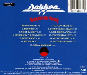 Dokken - Back For The Attack [ CD ]