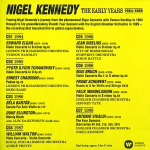 Nigel Kennedy - The Early Years 1984-1989 (7CD box) [ CD ]