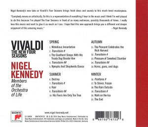 Nigel Kennedy - Vivaldi: The New Four Seasons [ CD ]