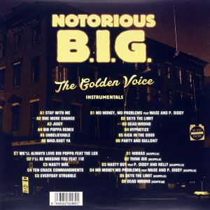 The Notorious B.I.G. - The Golden Voice Instrumentals (2 x Vinyl) [ LP ]