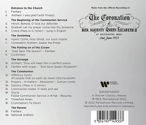 H.M. Queen Elizabeth II - Music From The Official Recording Of The Coronation Service Of Her Majesty Queen Elizabeth II (CD)