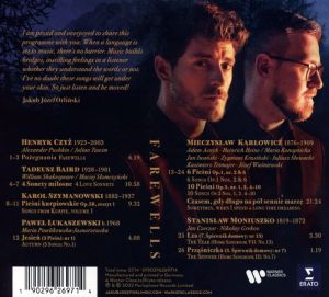 Jakub Jozef Orlinski - Farewells (CD)