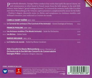 Aldo Ciccolini & Alexis Weissenberg - Saint-Saens, Poulenc, Milhaud: Le Carnaval Des Animaux, Le Animaux Modeles, La Creation Du Monde [ CD ]