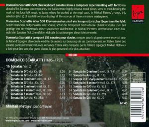 Mikhail Pletnev - Domenico Scarlatti: 15 Sonatas Vol.2 [ CD ]