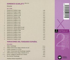 Andreas Staier - Domenico Scarlatti: Sonatas & Variaciones Del Fandango Espanol (2CD) [ CD ]