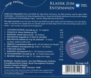 Classics For Relaxation: Beethoven, Brahms, Tschaikovsky, Sibelius - Various Artists [ CD ]