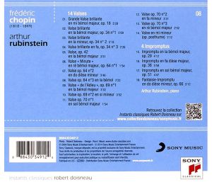 Arthur Rubinstein - Chopin Valses [ CD ]