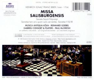 Musica Antiqua Koln - Biber: Missa Salisburgensis [ CD ]