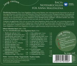 Stephen Stubbs - Bach: Notebook For Anna Magdalena Bach [ CD ]