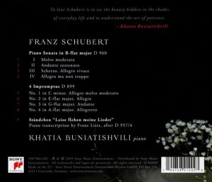 Khatia Buniatishvili - Khatia Buniatishvili Plays Schubert [ CD ]
