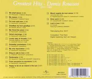 Demis Roussos - Greatest Hits 1971-80 [ CD ]