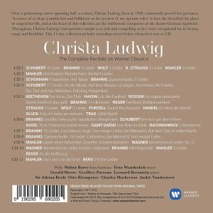 Christa Ludwig - The Complete Recital On Warner Classics (11CD Box Set)