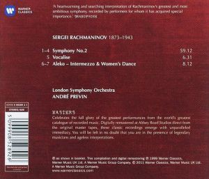 Andre Previn - Rachmaninov: Symphony No.2, Vocalise, Aleko - Intermezzo & Women's Dance [ CD ]