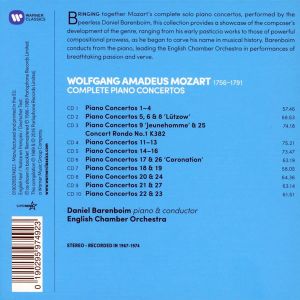 Daniel Barenboim - Mozart: The Complete Piano Concertos (10CD Box set)