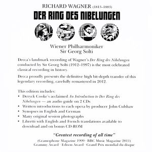 Georg Solti - Wagner: Der Ring Des Nibelungen (17CD box set)