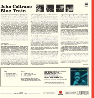 John Coltrane - Blue Train (Limited Red Vinyl incl. bonus track) (Vinyl)