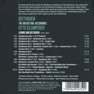 Otto Klemperer - Beethoven: Symphonies & Overtures (10CD box)