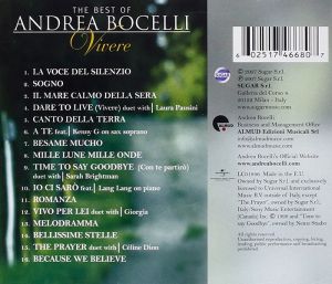Andrea Bocelli - Vivere: The Best Of Andrea Bocelli [ CD ]