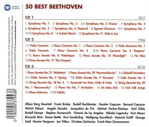 50 Best Beethoven - Various (3CD box) [ CD ]