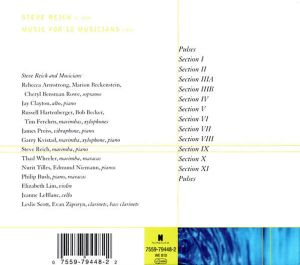 Steve Reich - Music For 18 Musicians [ CD ]