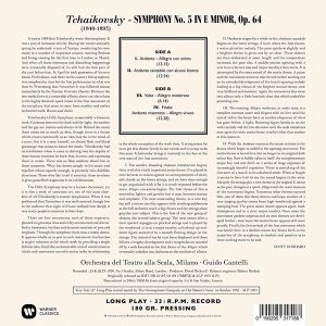 Guido Cantelli, La Scala Orchestra - Tchaikovsky: Symphony No.5 (Vinyl) [ LP ]