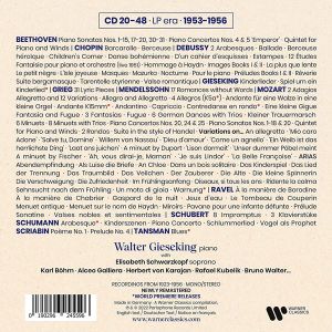 Walter Gieseking - The Complete Warner Classics Recordings (48CD box set)