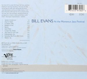 Bill Evans - At The Montreux Jazz Festival [ CD ]