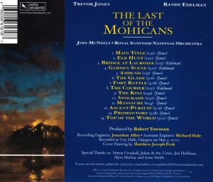 Trevor Jones & Randy Edelman - The Last Of The Mohicans (Original Motion Picture Soundtrack) [ CD ]