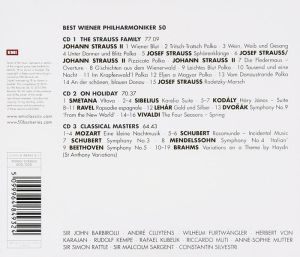 50 Best Wiener Philharmoniker - Various Artists (3CD) [ CD ]