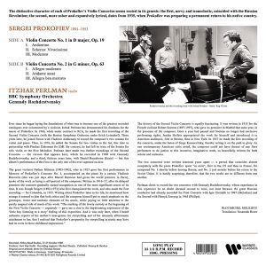 Itzhak Perlman - Prokofiev: Violin Concertos Nos.1 & 2 (Vinyl)