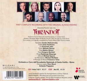 Antonio Pappano - Puccini: Turandot (Casebound Deluxe Book) (2CD)