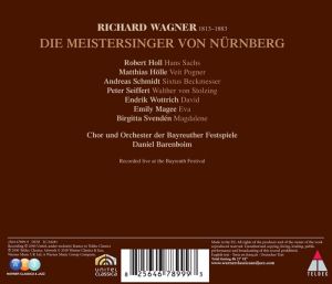 Daniel Barenboim, Chor Und Orchester Der Bayreuther Festpiele - Wagner: Die Meistersinger Von Nurnberg (4CD box)
