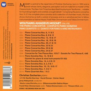 Christian Zacharias - Mozart: The Piano Concertos, Complete Piano Sonatas, Chamber Music (15CD Box Set) [ CD ]