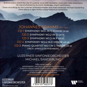Michael Sanderling - Brahms: The Four Symphonies, Piano Quartet No.1 (5CD)