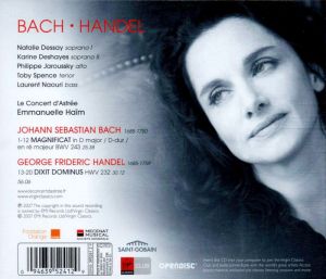 Emmanuelle Haim, Le Concert d’Astree - Bach: Magnificat & Handel:  Dixit Dominus (Enhanced CD) [ CD ]